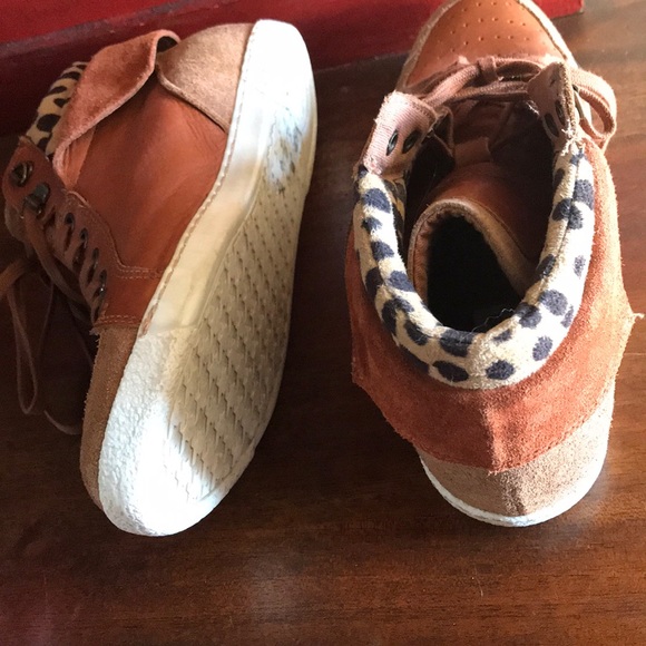 DUNE London leopard accent high top - Picture 7 of 8